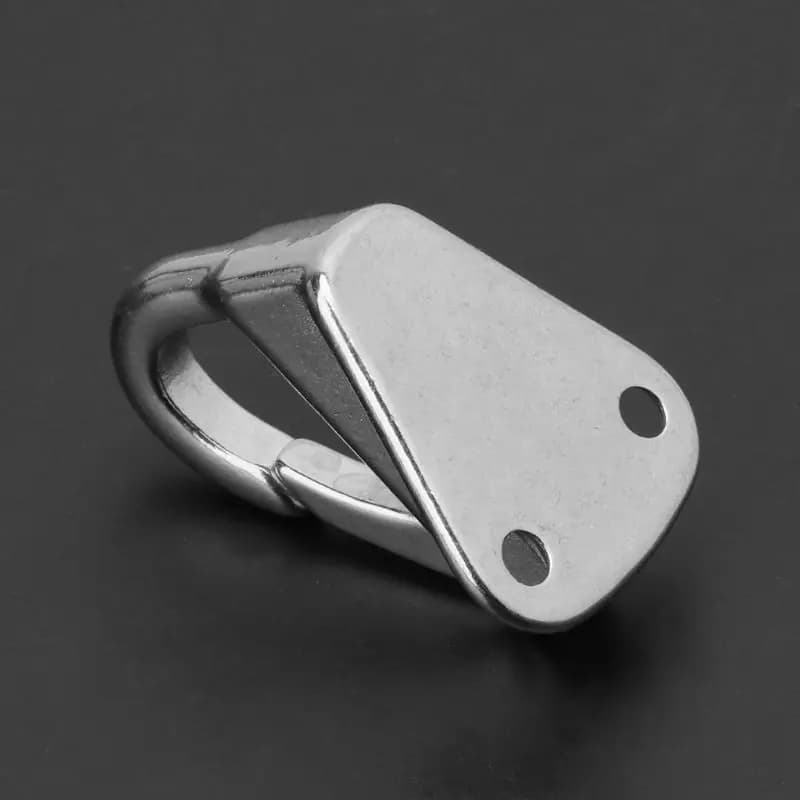 Ganci di Fissaggio in Acciaio Inossidabile, Gancio a Molla con Chiusura Rapida per Corda, Accessori per Barche, Vele, Rimorchiatori e Navi