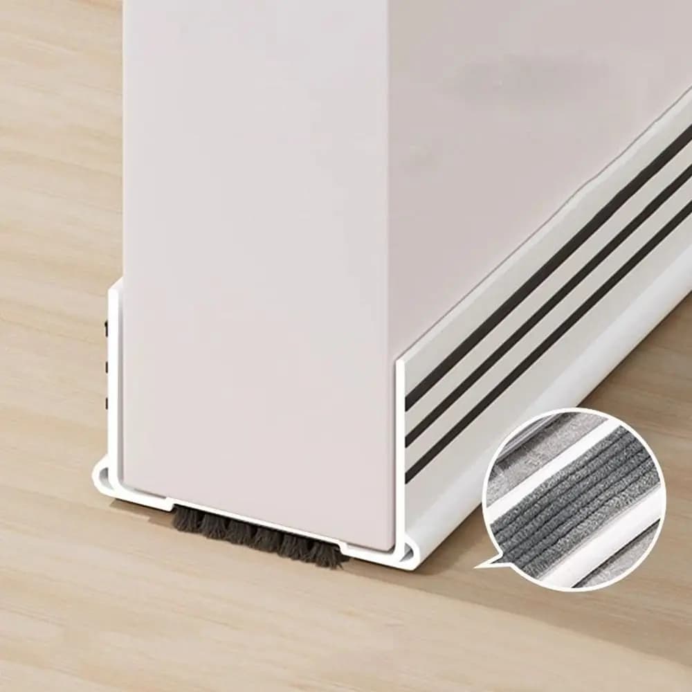 Striscia di tenuta flessibile per porta nuova finestra antiurto in PVC resistente alle intemperie finestra autoadesiva antivento
