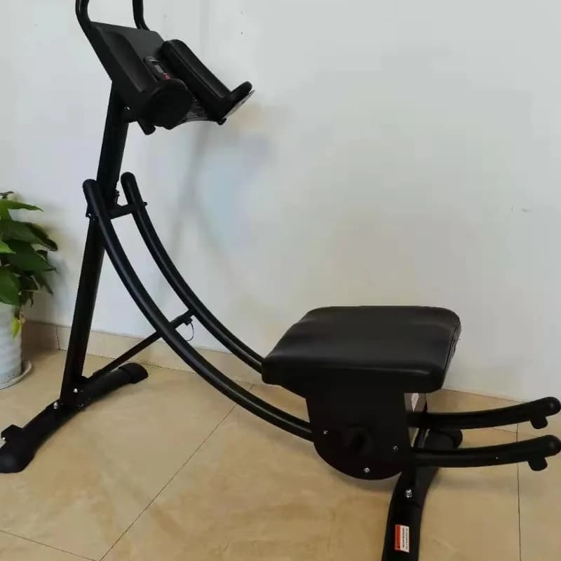 Rullo Addominale Pieghevole per Esercizi, Attrezzo Fitness Domestico per Allenamento Muscoli Addominali e Vita