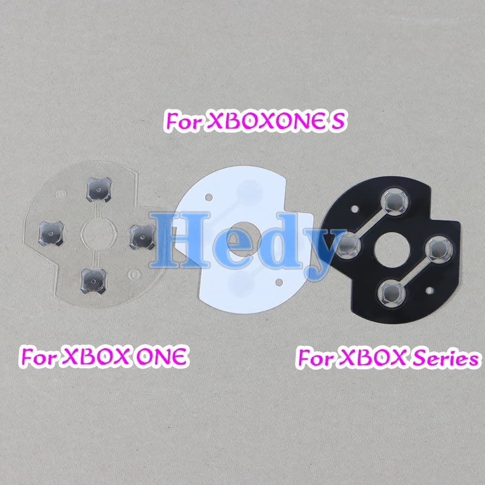 5PCS Per Xbox Serie Controller Chiave A Croce D Pad Cupola In Metallo A Scatto PCB Bordo Bottoni Pellicola Conduttiva Adesivo Per XBOXONE Sottile