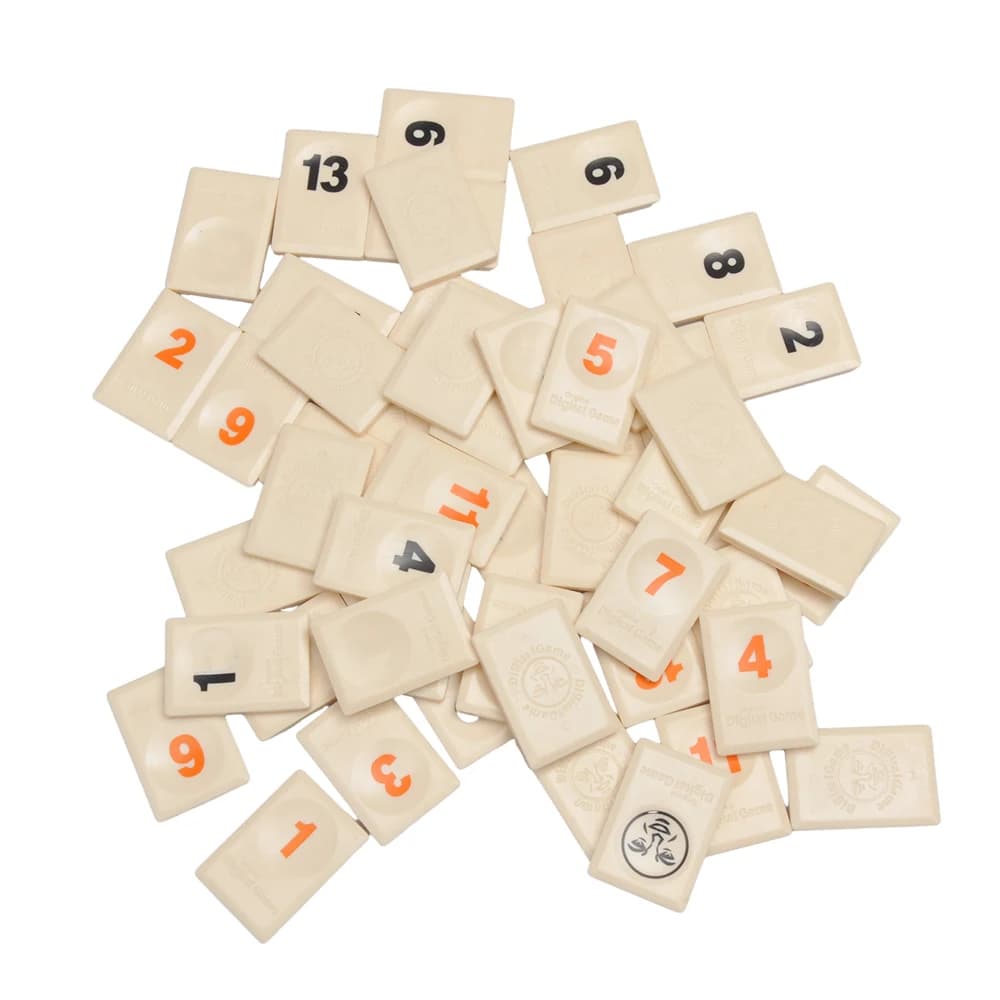 Upgrade Israel Fast Moving Rummy Tile Travel Edition With Bag Mahjong Board Game Classic Board 2-4People Digital Home Party Game