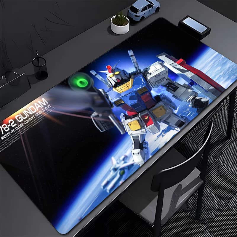 Tappetino per mouse grande Mechanical Warrior RX-78-2 Gundam giocatore di gioco tappetino per tastiera antiscivolo tappetino per scrivania tappetino per PC tappetino per mouse