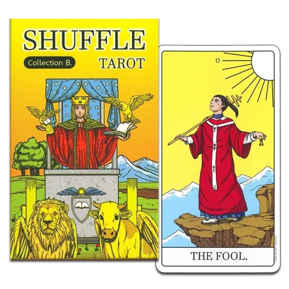 Shuffle Tarot Collection B Shuffled World of RWS Mazzo di tarocchi 80 pezzi Carte Un modo creativo di raccontare una storia 10,3 * 6 cm