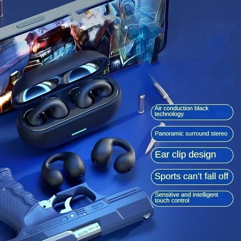 New Wireless T75 Headphones Original Bluetooth 5.3, Sports Audibles with Audio HiFi Quality, Waterproof, TWS