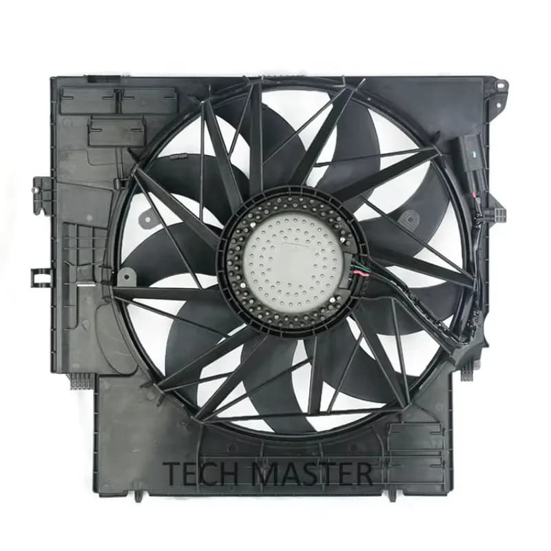 Tech Master Radiator Cooling Fan Assembly Electric Engine Cooling Radiator Fan for F25 3 Series 17427560877 in stock