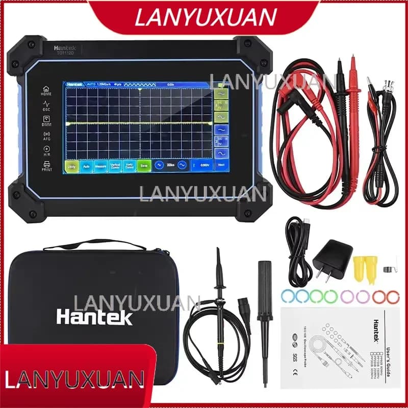 Hantek Tablet PC Model TO1204C Multifunctional Oscilloscope 4 200MHz Bandwidth