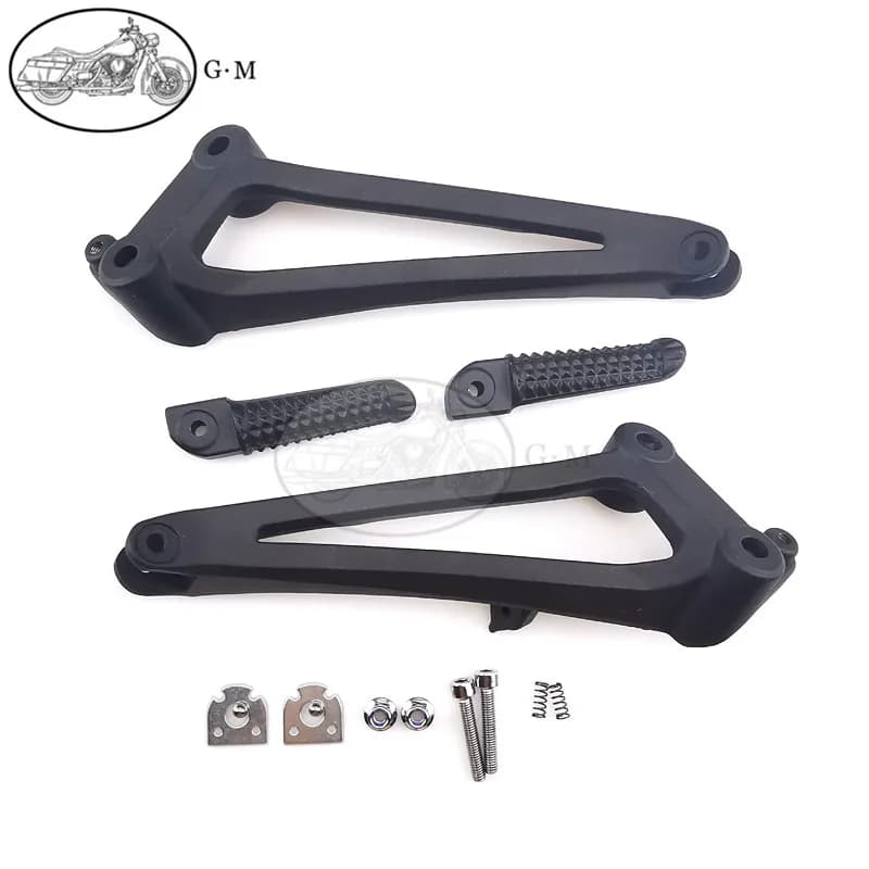 Moto posteriore passeggero poggiapiedi pedane Set staffa per Yamaha YZF R1 YZF-R1 2009 2010 2011 2012 2013 2014