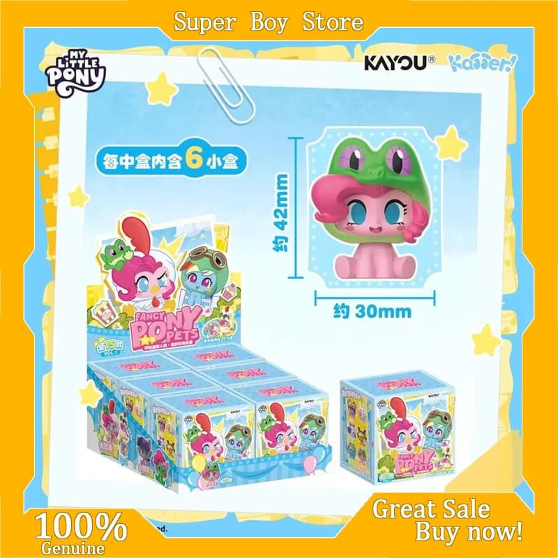 Nuovo My Little Pony Click Mini Doll Series Animal Park Blind Box Ciondolo per bambini Regalo alla moda da collezione per bambini Giocattolo e hobby