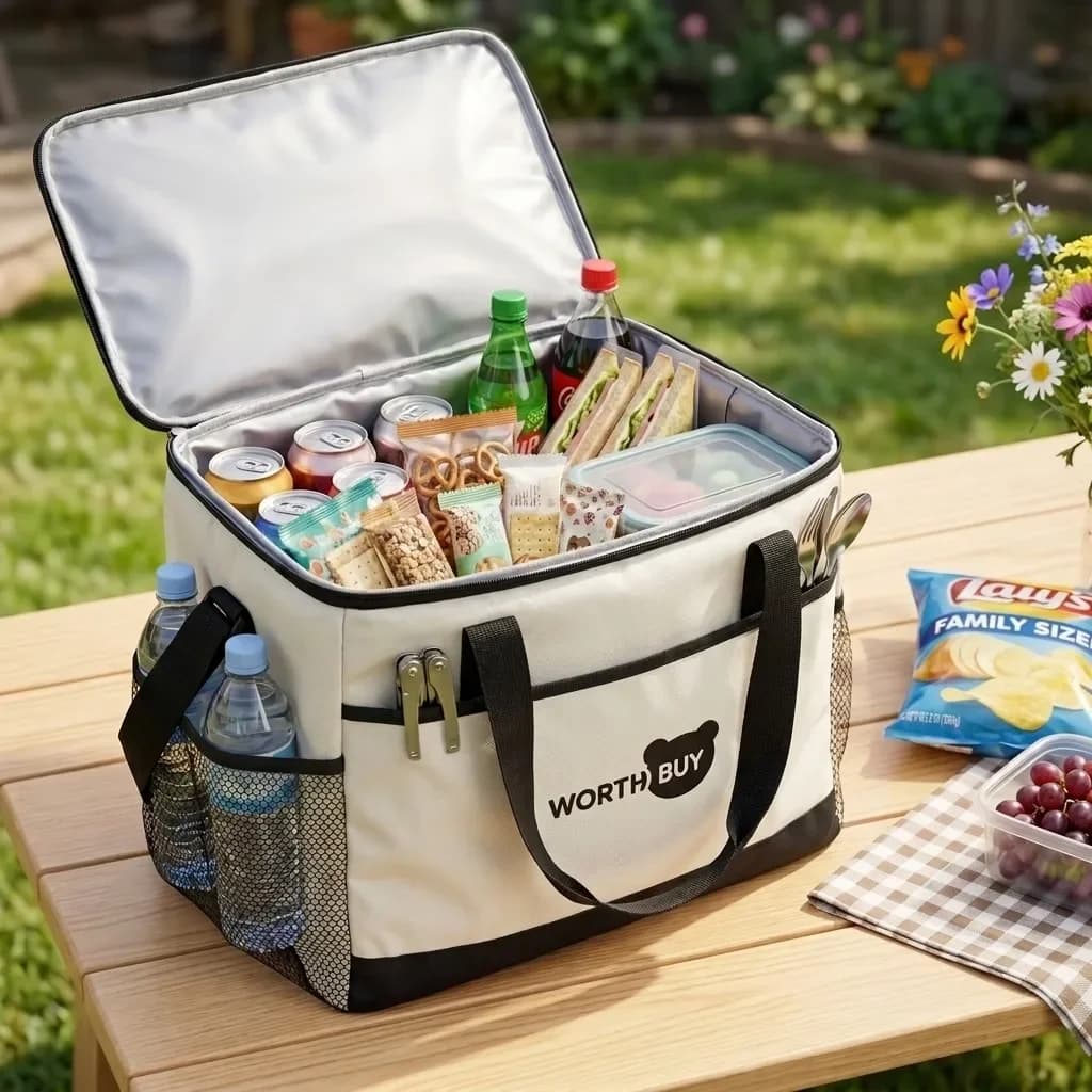 Thermal Lunch Bag Insulated Cooler Bag Waterproof Bento Box Food Container Large Capacity Meal Prep For Men Women Work Picnic