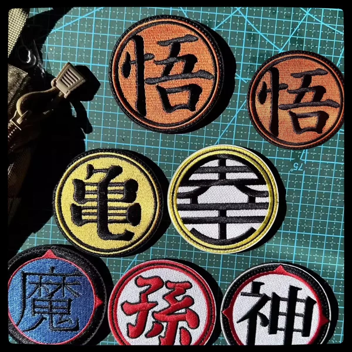Patch tattico a tema Dragon Ball, accessorio anime, distintivo da zaino, unisex, all'ingrosso
