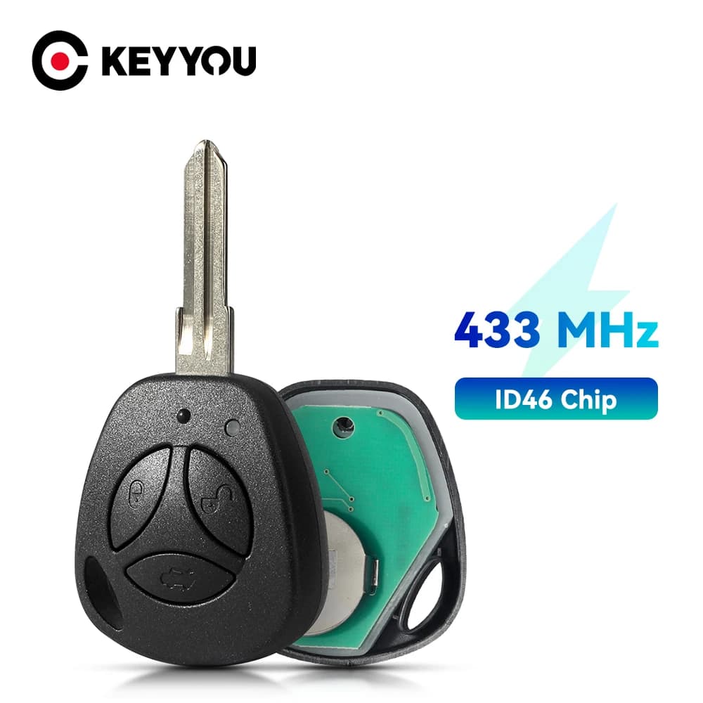 KEYYOU Per Lada Granta Priora Vesta X-Ray XRay Berlina Sport Kalina 3 Bottoni Auto Chiave A Distanza Intelligente 433 MHz ID46 Chip di Ricambio