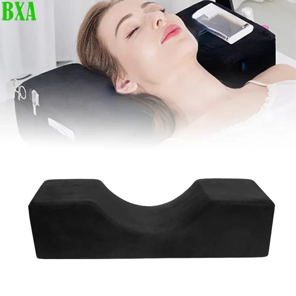 1PC Professional Eyelash Pillow Neck Memory Foam Salon Makeup Pillow Support Eyelash Pillow Soft Grafting Eyelash Extension