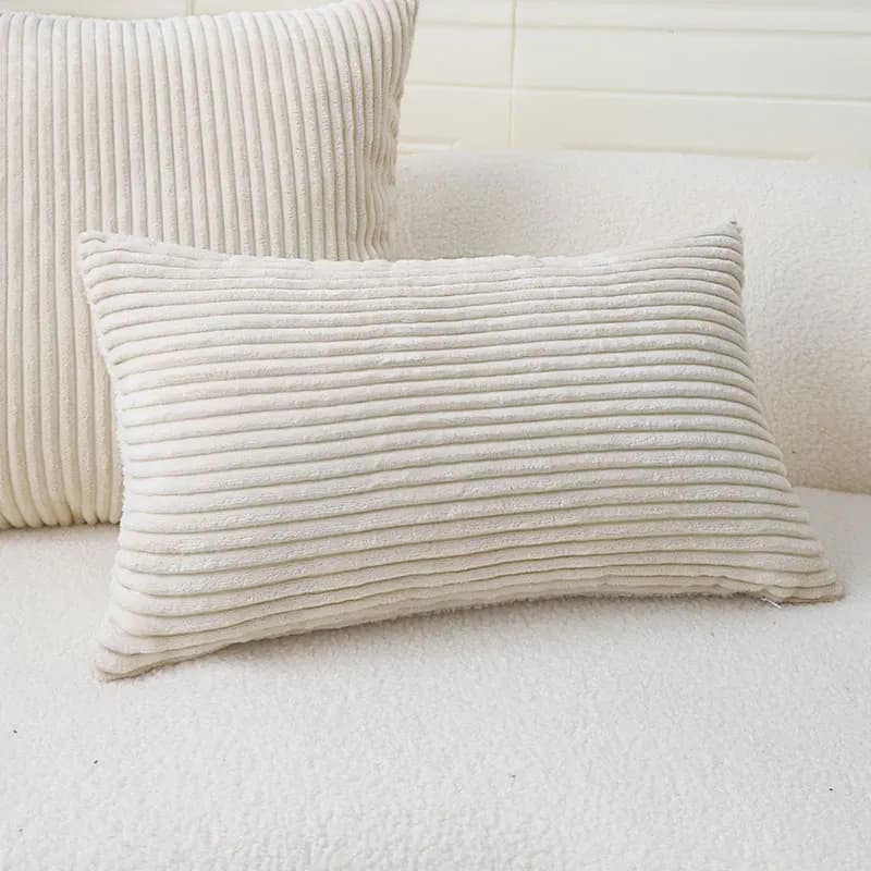 30x50 cm Striped Velvet Velvet Cushion Lining for Sofa Simple Nordic Style Fonda Cojin Living Room Decorations for Home Pillow Sheet
