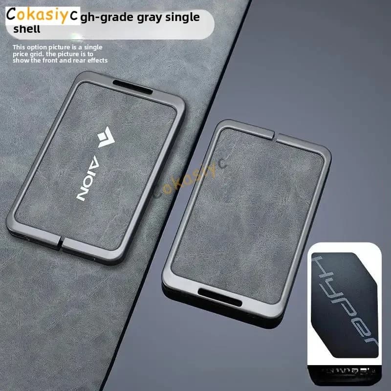 Vendita calda del modello di stagione per HaoPlatinum GT HT Portachiavi NFC Sensing Car Special Shell Fibbia Portachiavi in pelle Premium