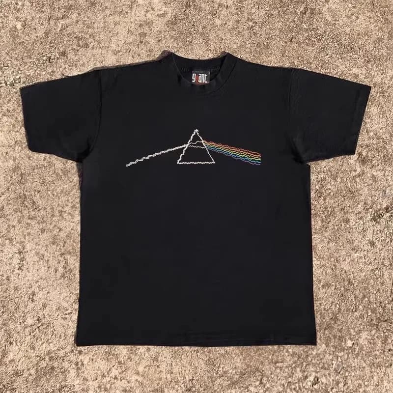 Charity Money Making 260g Heavyweight Pure Cotton Short Sleeve T-Shirt Unisex Loose Fit Rainbow Color Versatile Summer Tee