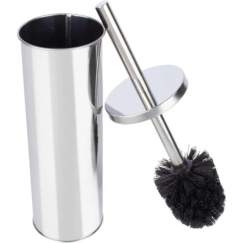 1PC Toilet Brush and Holder Set Toilet Bowl Brush for Bathroom with Long Handle Stainless Steel Toilet Cleaner Brush