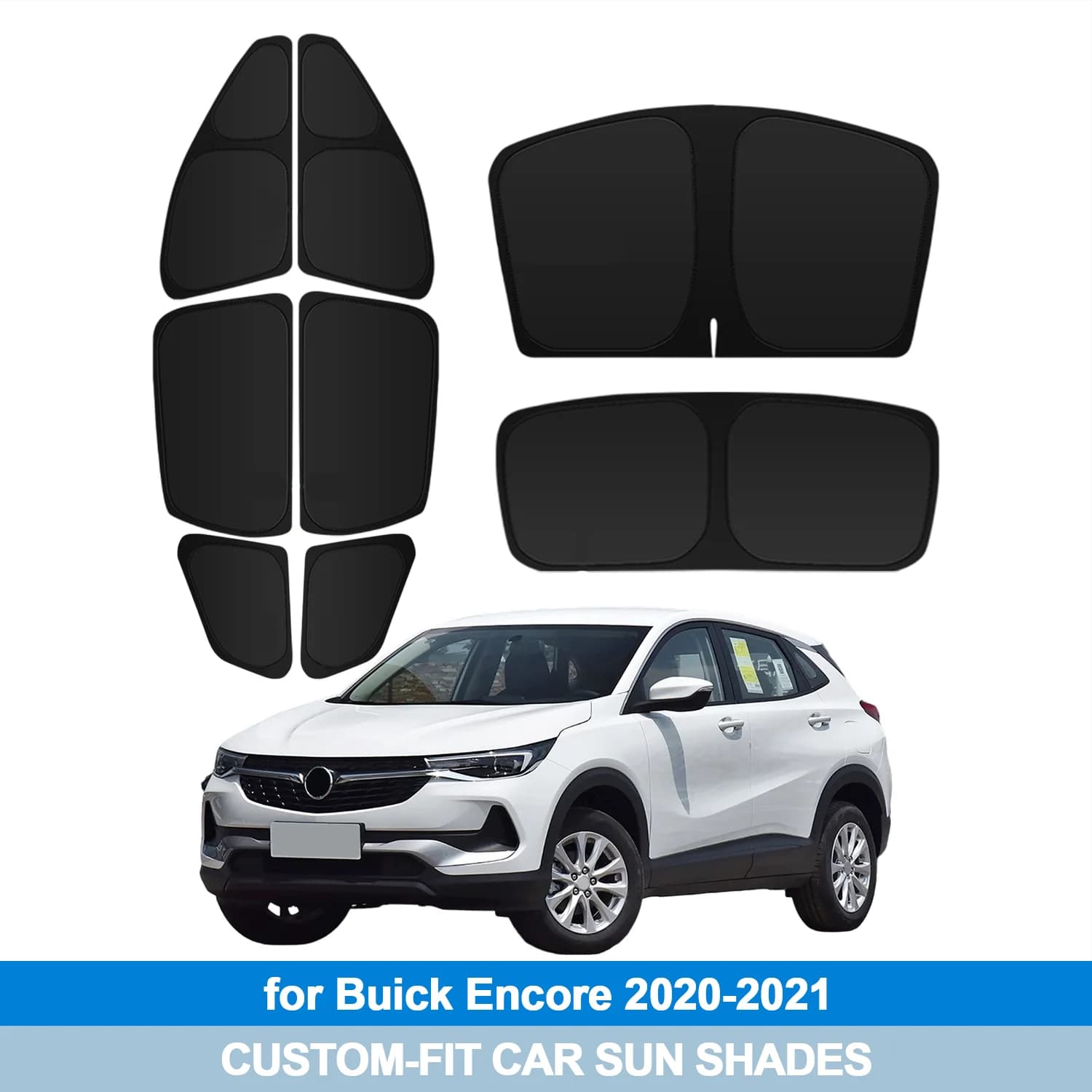 Per Buick Encore 2020-2021 Parabrezza Parasole Finestre Laterali Shades Copertura Visiera Parasole Scudo Protezione Privacy