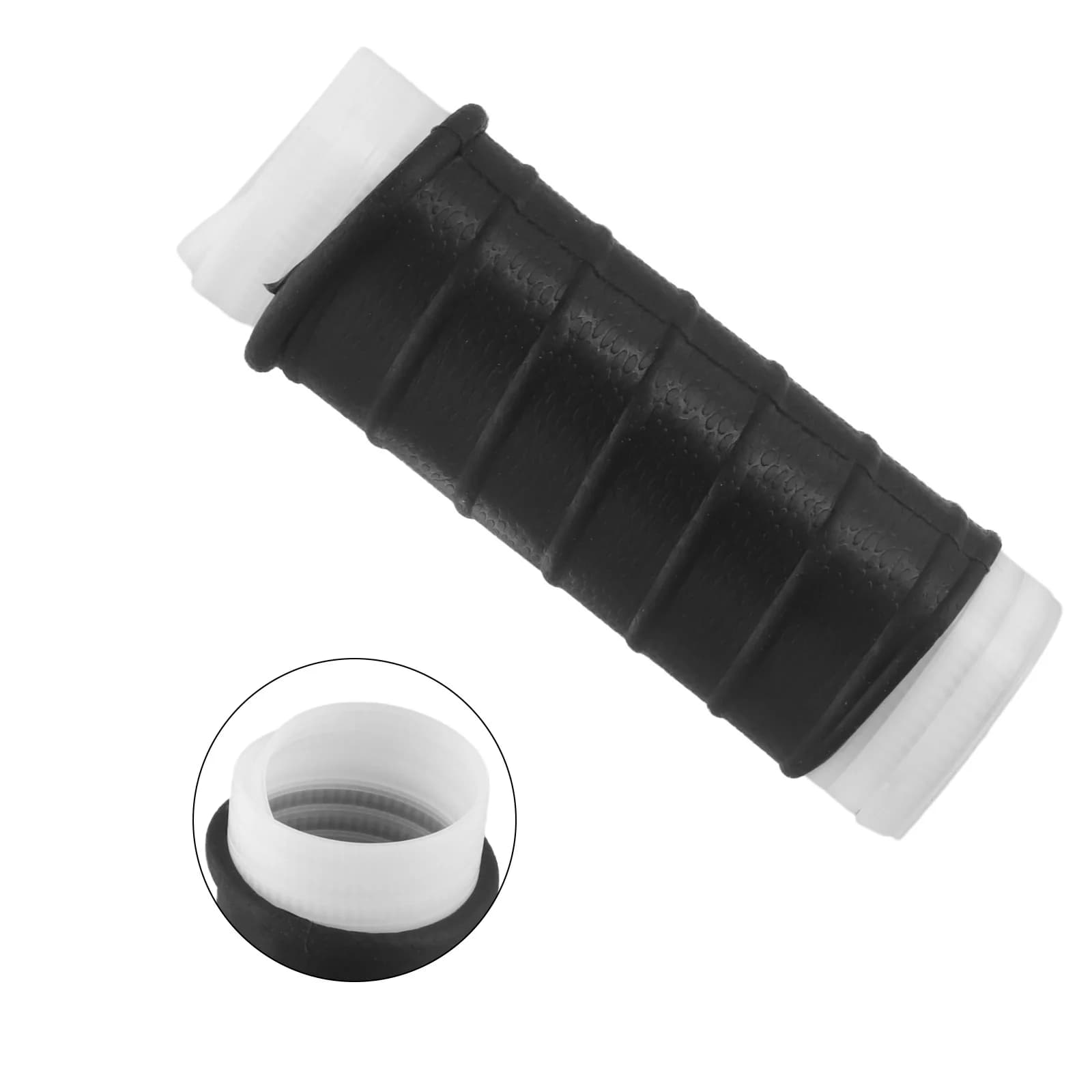1 pz canna da pesca impugnatura in Silicone antiscivolo assorbimento del sudore maniglia avvolgente con tubo termoretraibile cinturino accessori per canne da pesca