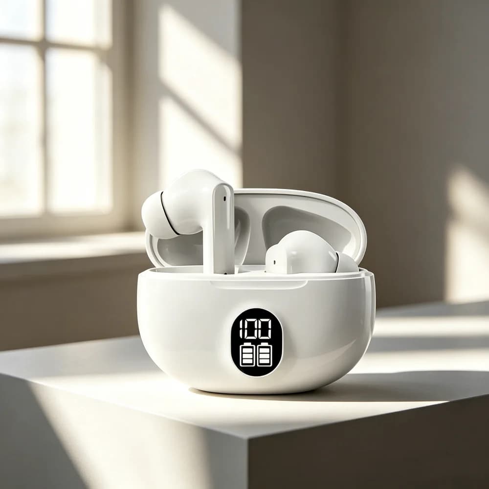TWS Wireless Headphones Game Bluetooth Headphones with Microphone Noise Reduction High Fidelity Bass Earphones for phones
