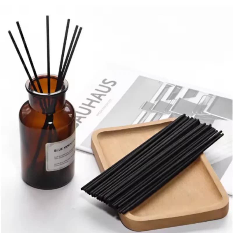 10/30/50pcs Mix Black White Fiber Reed Diffuser Sticks Aromatherapy Replacement Rods for Hotel Office SPA Home Fragrance