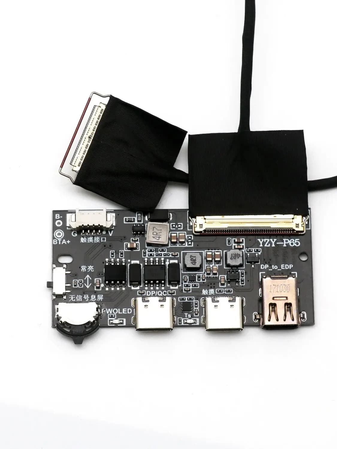 Scheda driver da DP a EDP 2K 4K Adattatore di segnale EDP Scheda di proiezione Cavo EDP 30pin 40pin Schermo LCD portatile 120HZ 60HZ