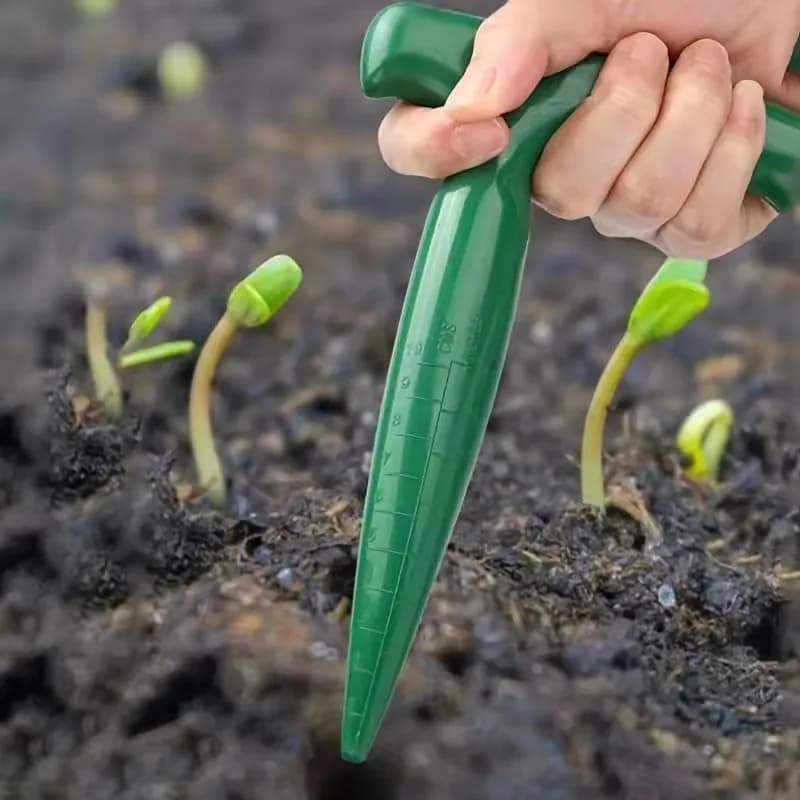 Seminatrice Manuale Regolabile per Semi di Piante, Fiori ed Erba - Strumento Accessorio per la Semina del Terreno