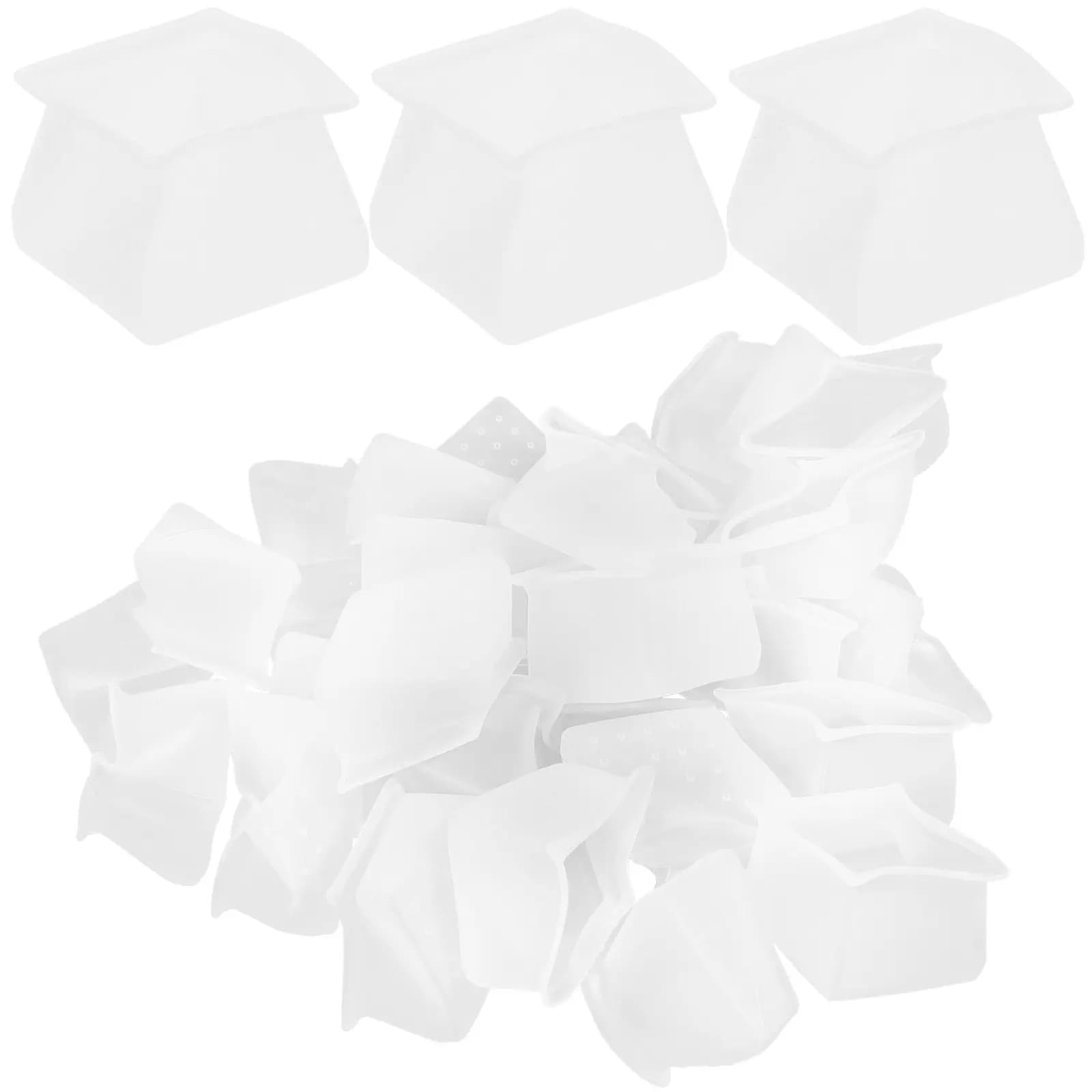 32Pcs Table Leg Protection Pads Silicone Non-Slip Chair Leg Covers Furniture for Hardwood Tile Laminate Vinyl
