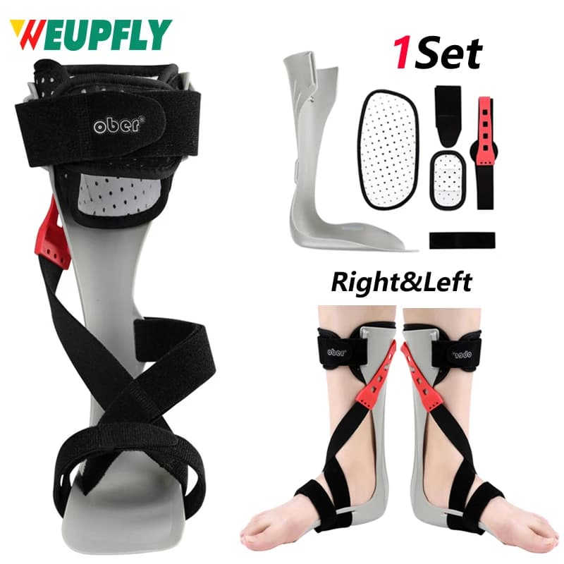 1Set AFO Goccia Piede Supporto Stecca Caviglia Piede Ortesi Brace per Ictus Piede Goccia Charcot Tendine di Achille Contractura Malattia