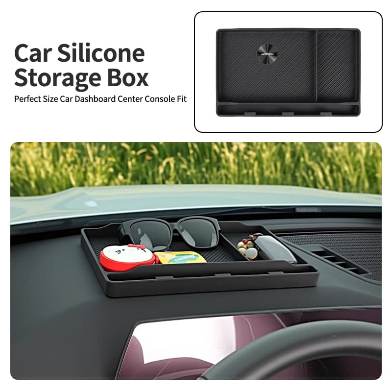 Car Dashboard Storage Box Organizer Phone Holder Stowing Tidying Accessories For MINI WORKS Cooper F55 F56 R60 R59 R58 R57