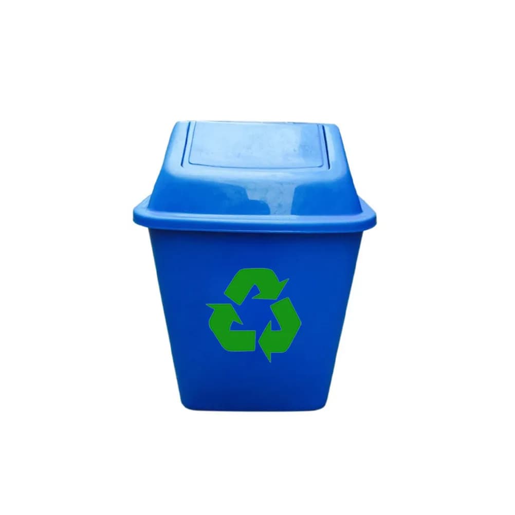 6 Pezzi Adesivi con Simbolo Riciclo Verde, Etichette Ecologiche Autoadesive in Vinile per Contenitori, Bidoni, Finestre, Porte, Auto, Quaderni