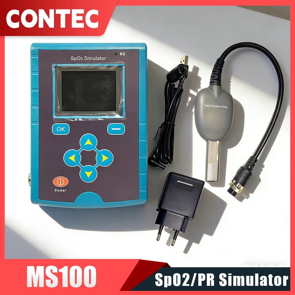 SpO2 CONTEC MS100 Precision Test Device for Pulse Oxymeter Saturation and Heart Rate Simulation Probe