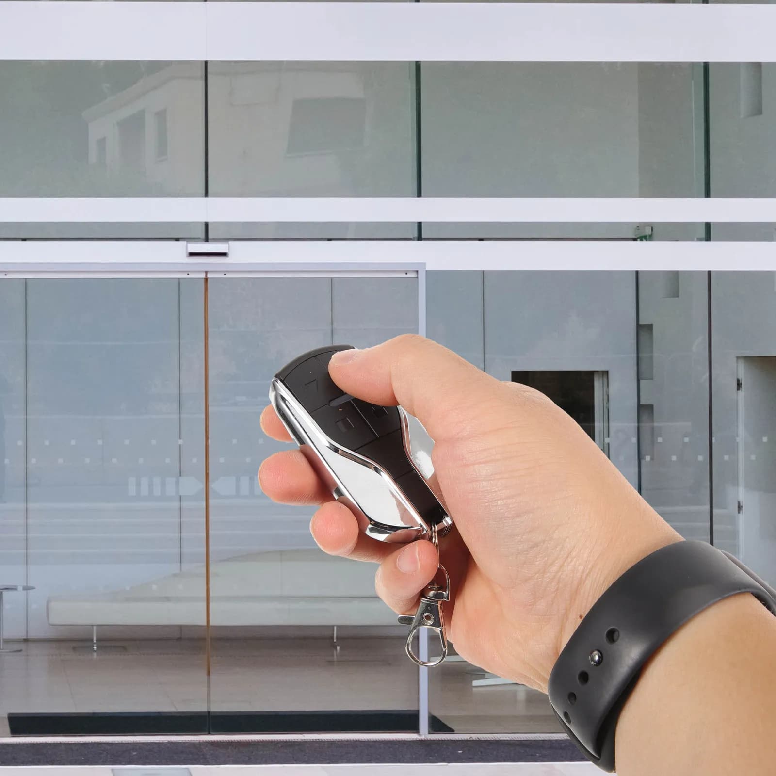 Telecomando Universale a 4 Pulsanti per Apertura Garage, Controllo Remoto per Auto, Moto, Allarmi e Accessori per Garage