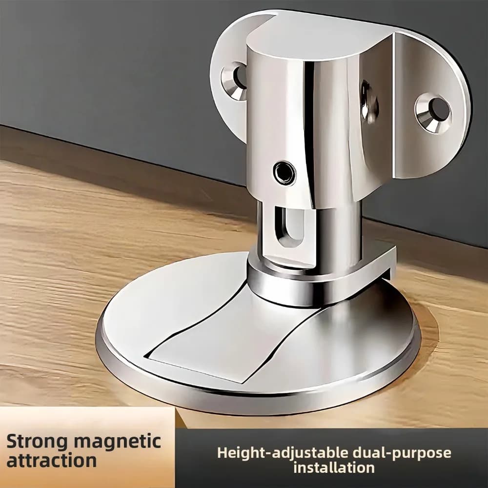 Nuovo stile Fermaporta magnetico da pavimento senza punzonatura, supporto per porta, fermaporta anticollisione, porta magnetica resistente