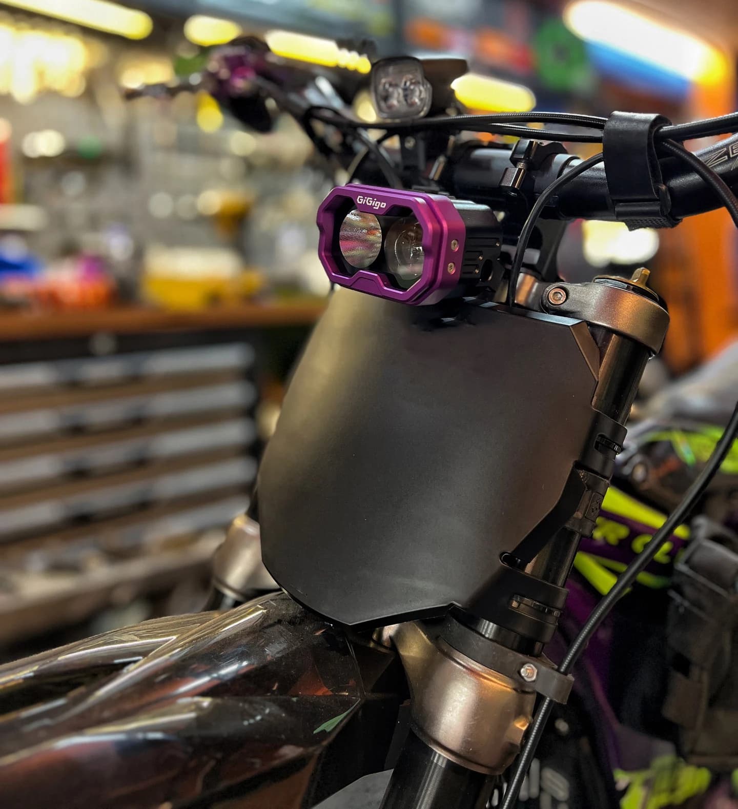 Electric Vehicle Cross-country Bike Front Number Plates Plastic Name Plate For SURRON Light Bee S X Motorcyclcle Accessories