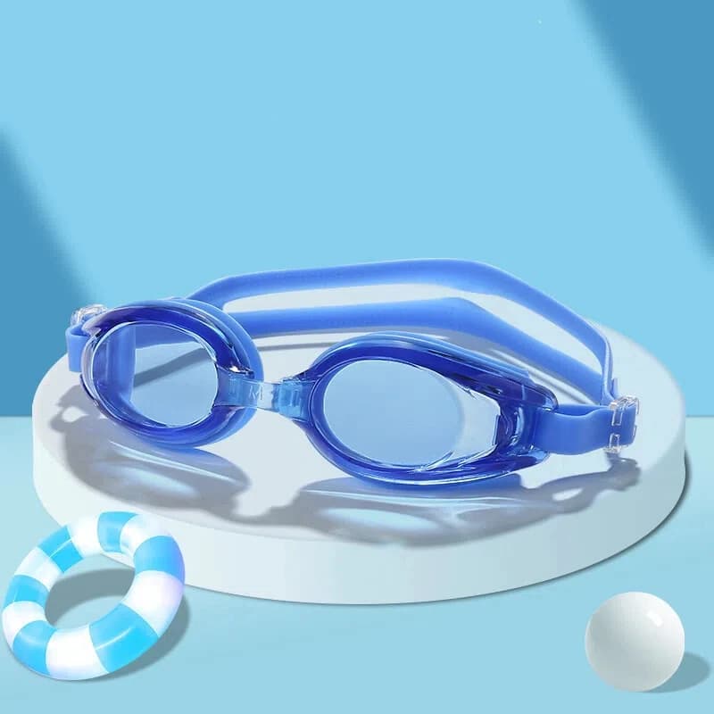 Occhialini da Nuoto per Adulti Impermeabili con Lenti Trasparenti - Cinturino in Silicone per Allenamento Giovanile, Occhiali Antiappannamento per Piscina per Uomini e Donne, Sport Acquatici