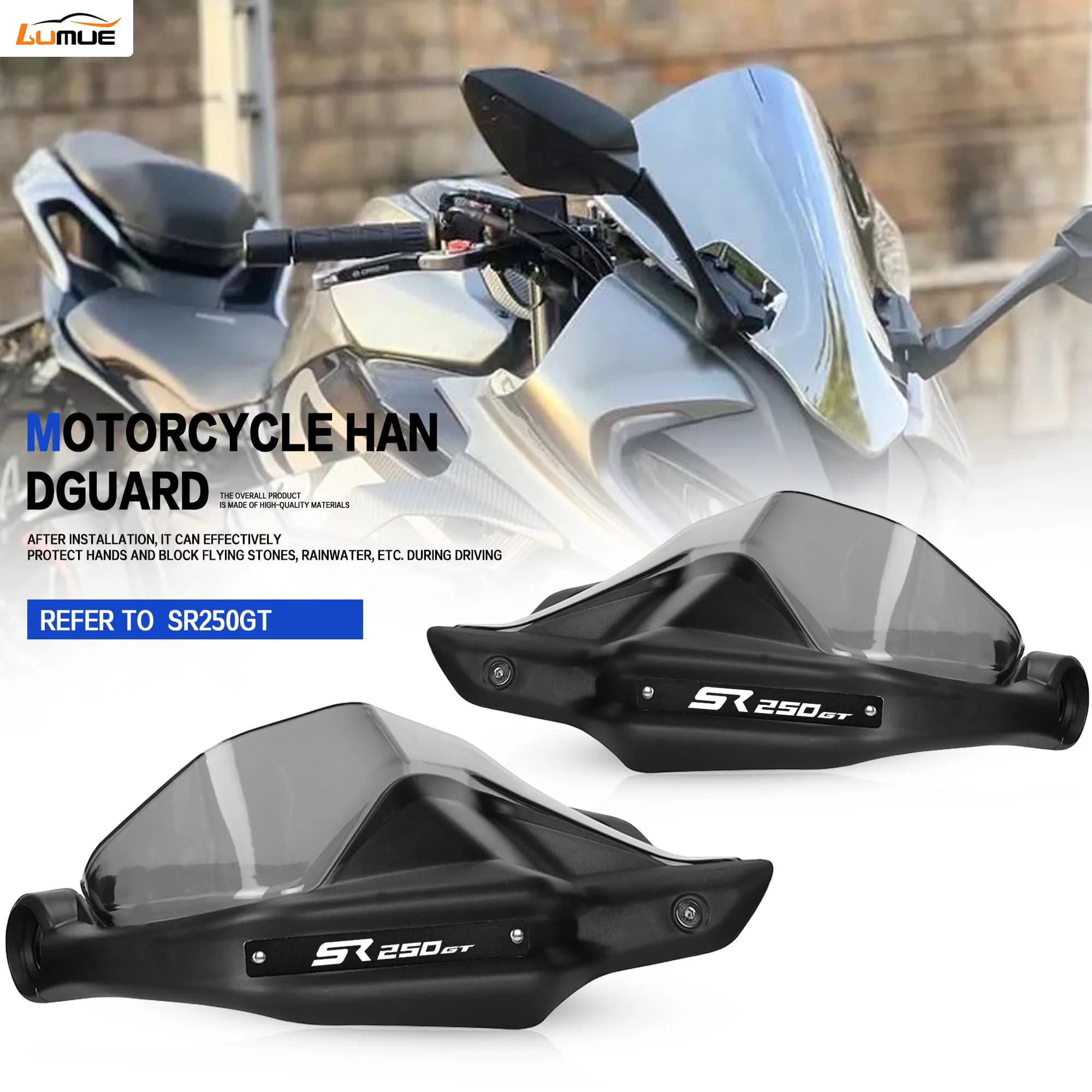 For VOGE SR250GT SR 250 GT Motorcycle Hand Guard SR 250GT Handguards Handlebar Guards Windshiel Protective Cover Lever Protector