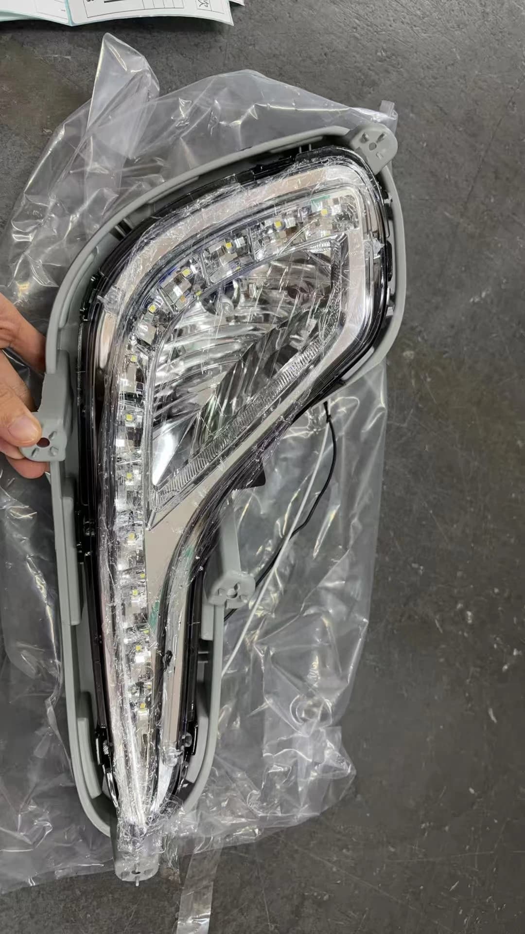 Fendinebbia DRL LED Luce di marcia diurna per Hyundai Accent 2012 2013 2014 2015 2016 2017 Auto Faro Luci diurna