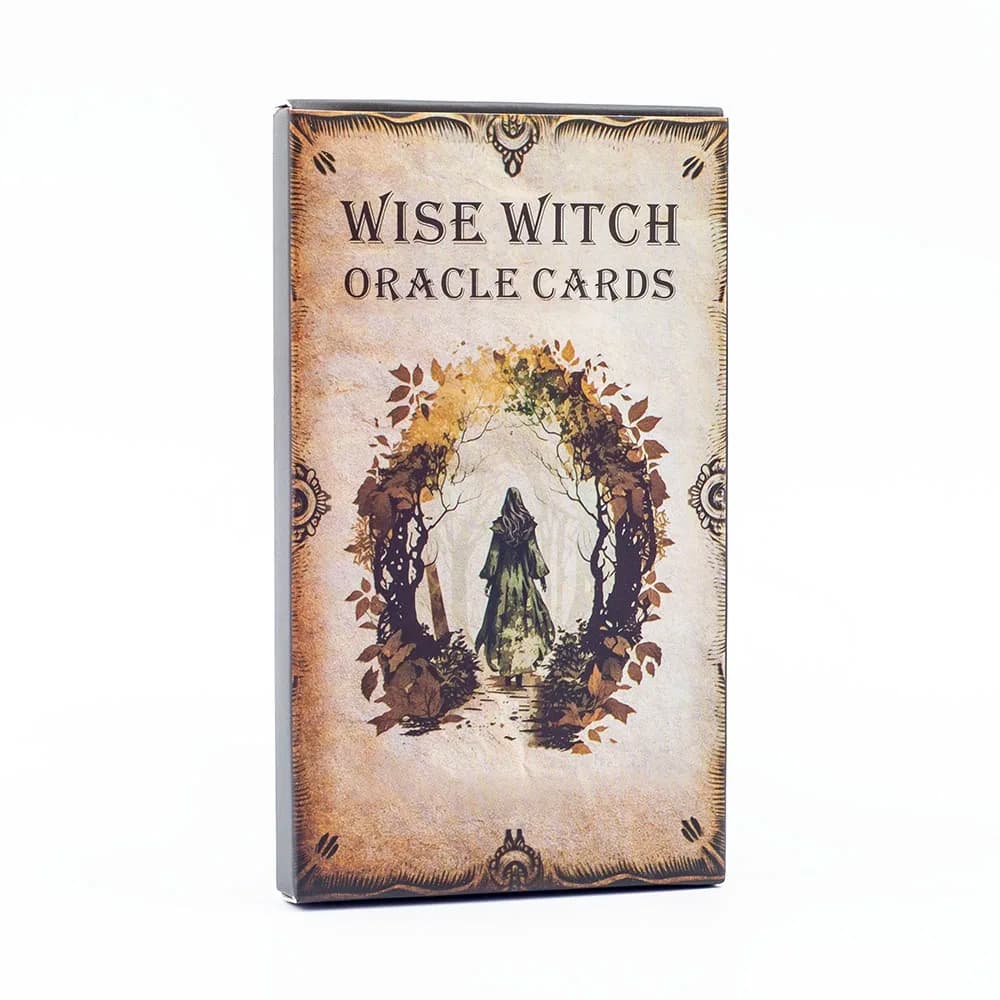 Sagge Strega Oracle Carte 20 Pz Versione Inglese Destino Divinazione Tarocchi Carte FortuneTelling Giochi di Carte Gioco Da Tavolo Del Partito 12x7 cm