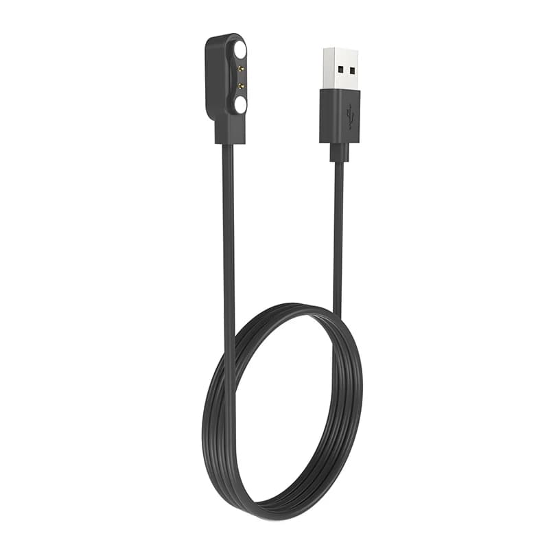 Cavo di ricarica USB magnetico sostitutivo per Smartwatch, cavo stabile a 2 pin per Zeblaze Vibe 2/3/7 Pro/GTR 3