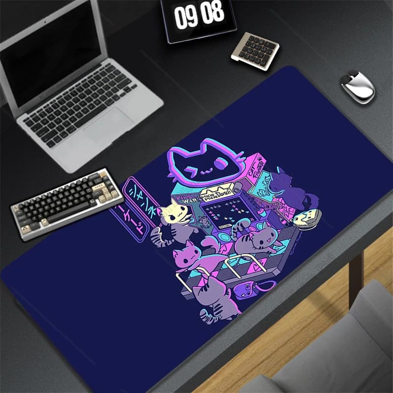 Nice cat big mouse mat Gamer Kawaii game accessories mat game mats Anime Office Mini Pc XXL mouse mat 40x90 CM