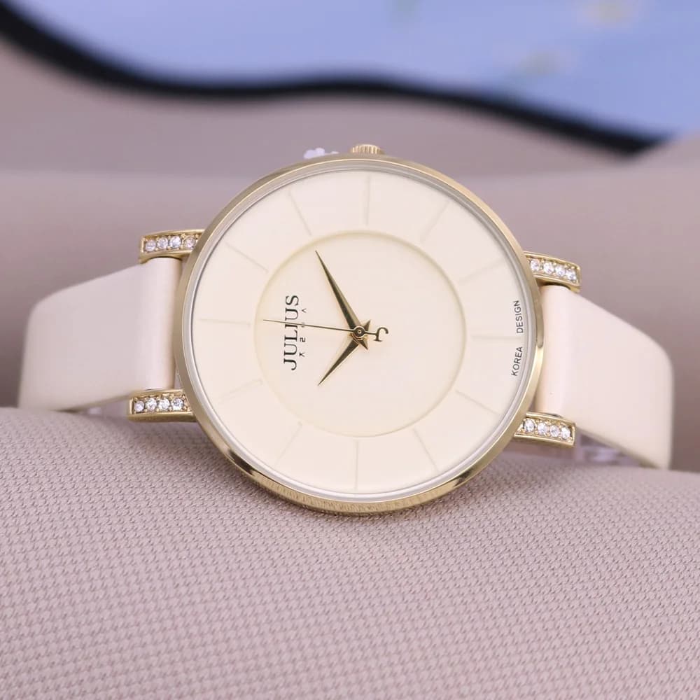 Classic Julius Lady Women's Watch Japan Quartz Hours Top Fashion Bracelet Real Leather Girl Birthday Valentine Mother Gift Box