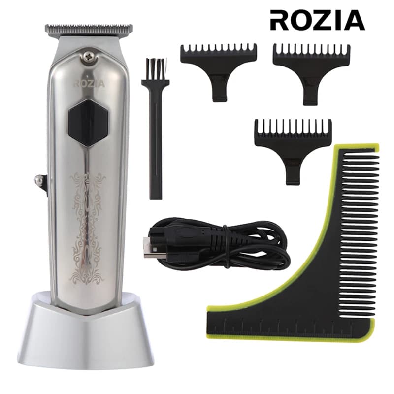 ROZIA USB ricaricabile tagliacapelli barbiere LCD tagliacapelli macchina taglio capelli barba Trimmer per gli uomini strumento per lo Styling del taglio di capelli