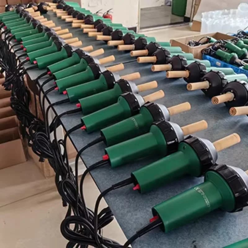Pistola ad Aria Calda 220V 1600W, Saldatore per Plastica, Kit per Saldatura di Coperture, Saldatore ad Aria Calda
