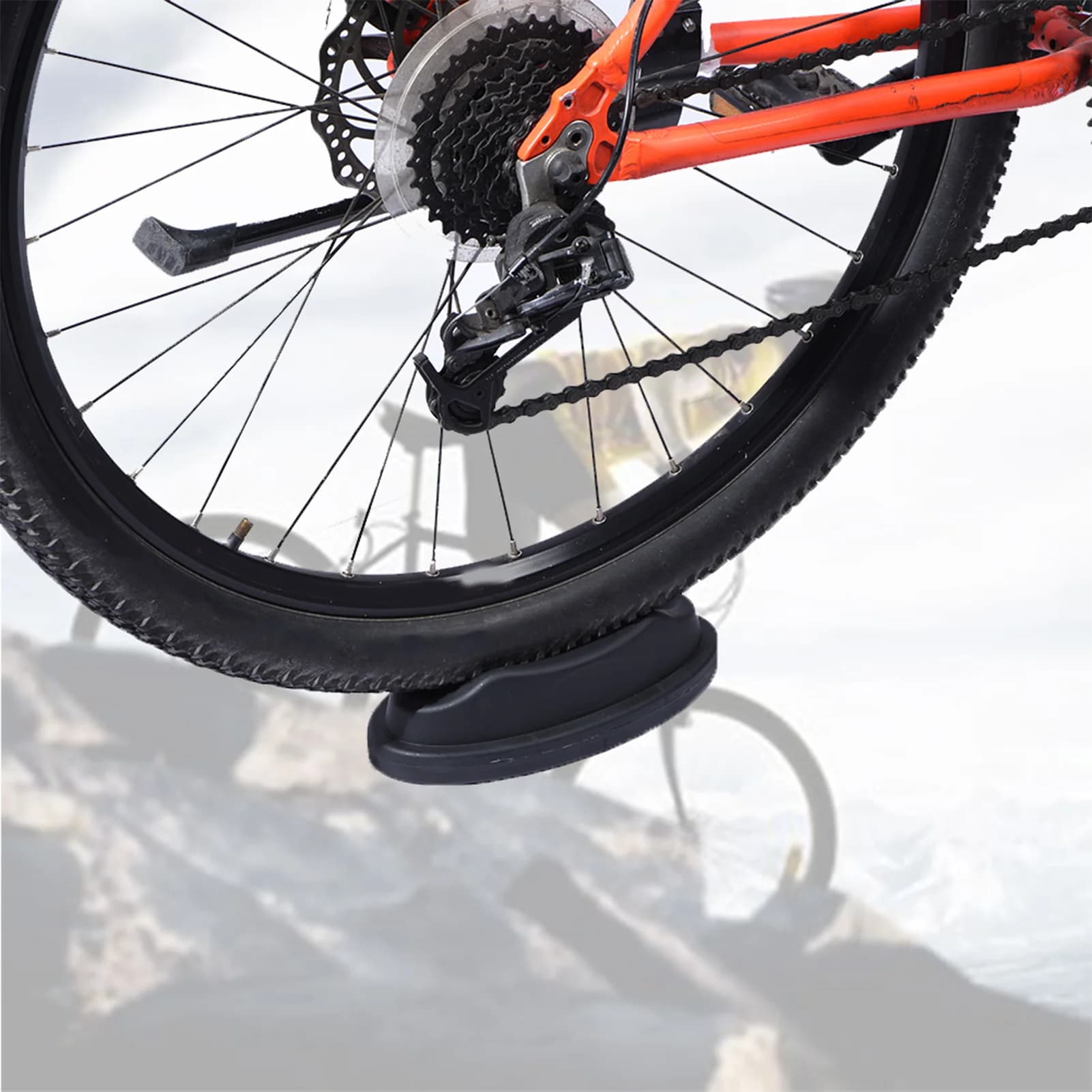 【Sale】Bike Wheel Training Stand Cycling Front Wheel Riser Cycling Block for Indoor Training Bike Trainer Stand