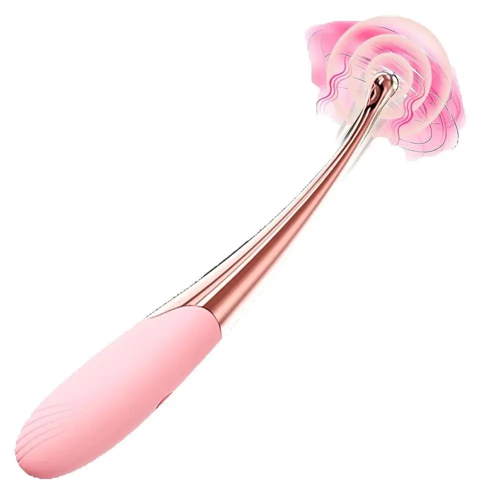 Vibratore punto G utilizzato per vibratore magnetico femminile per la stimolazione dei fagioli di miele, vibrazione ultrasonica multifrequenza, ricarica femminile