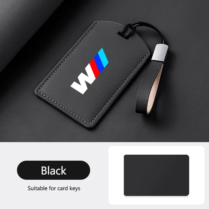 Leather Car Card NFC Card Smart Remote Key Case Cover Shell For BMW Pack New 5 Series New 3 Series x5 X7 Keychain Accessories