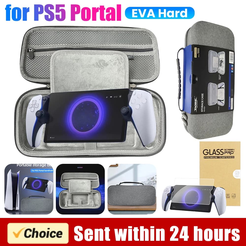 Custodia portatile per il trasporto custodia per portale PS custodia rigida in EVA custodia per il trasporto per Sony PlayStation 5 Portal accessori per giochi