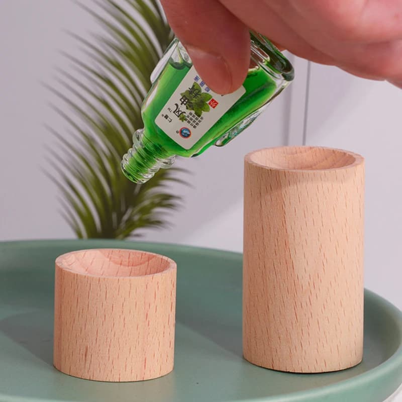 Innovativo Diffusore di Oli Essenziali per Interni, Blocco Profumato in Legno per Decorazione Auto