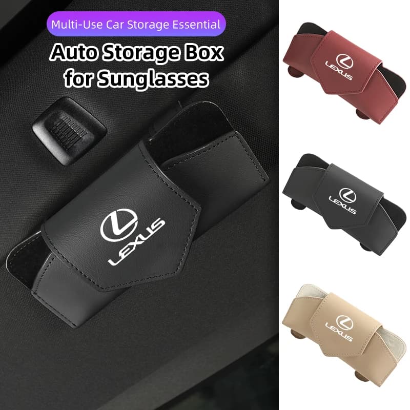 Adesivo per auto, portaoggetti per visiera parasole, custodia per occhiali da sole, accessori per Lexus UX250h RX450h CT200h RX400h NX300h RX