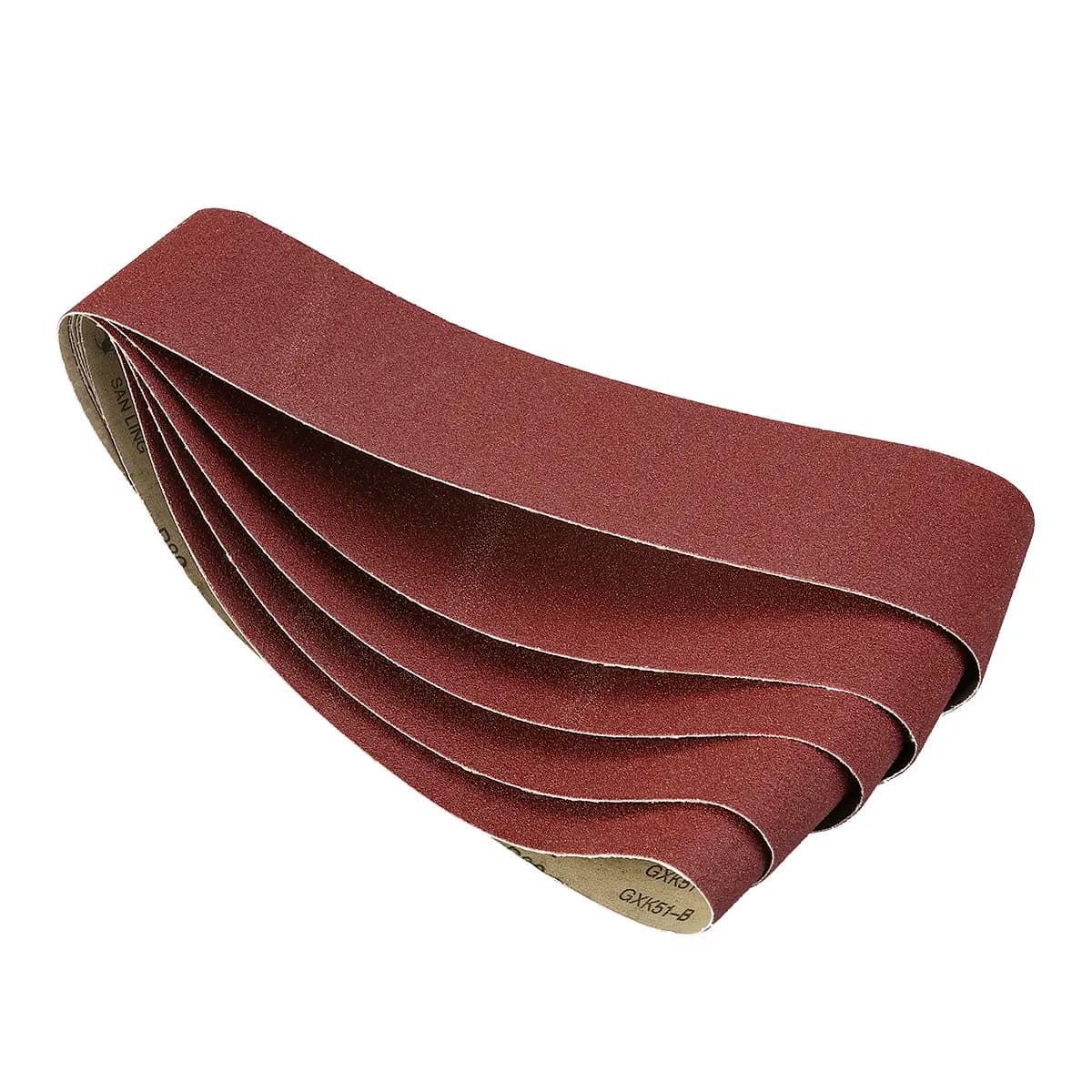 5Pcs High-Quality Sandpaper Belts 915x100mm Moisture Heat Resistant for Wood Paint Plastics Metal Sanding Belt